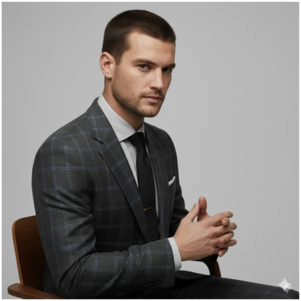 Corbata negra clásica