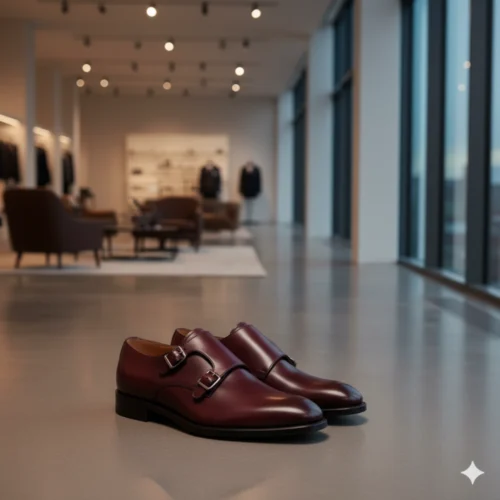 Monk Strap Burgundy Regent