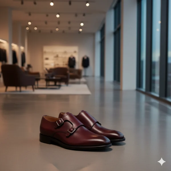 Monk Strap Burgundy Regent