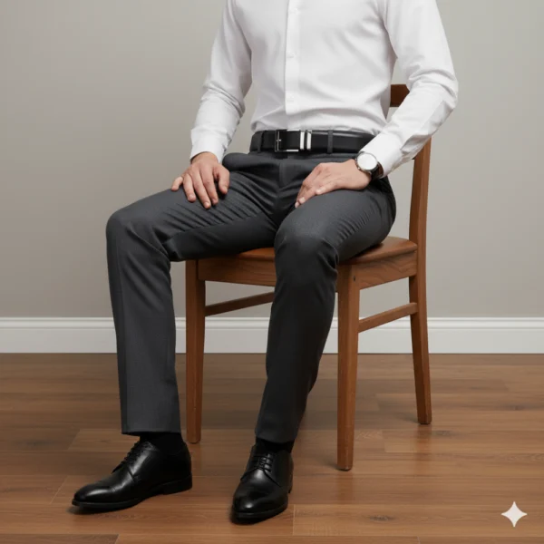 Generated Image September 30, 2025 - 11_38AM (1) Cinturón piel liso negro