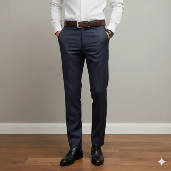 Cinturón piel marrón liso Cinturón piel, marrón, liso, hebilla plata